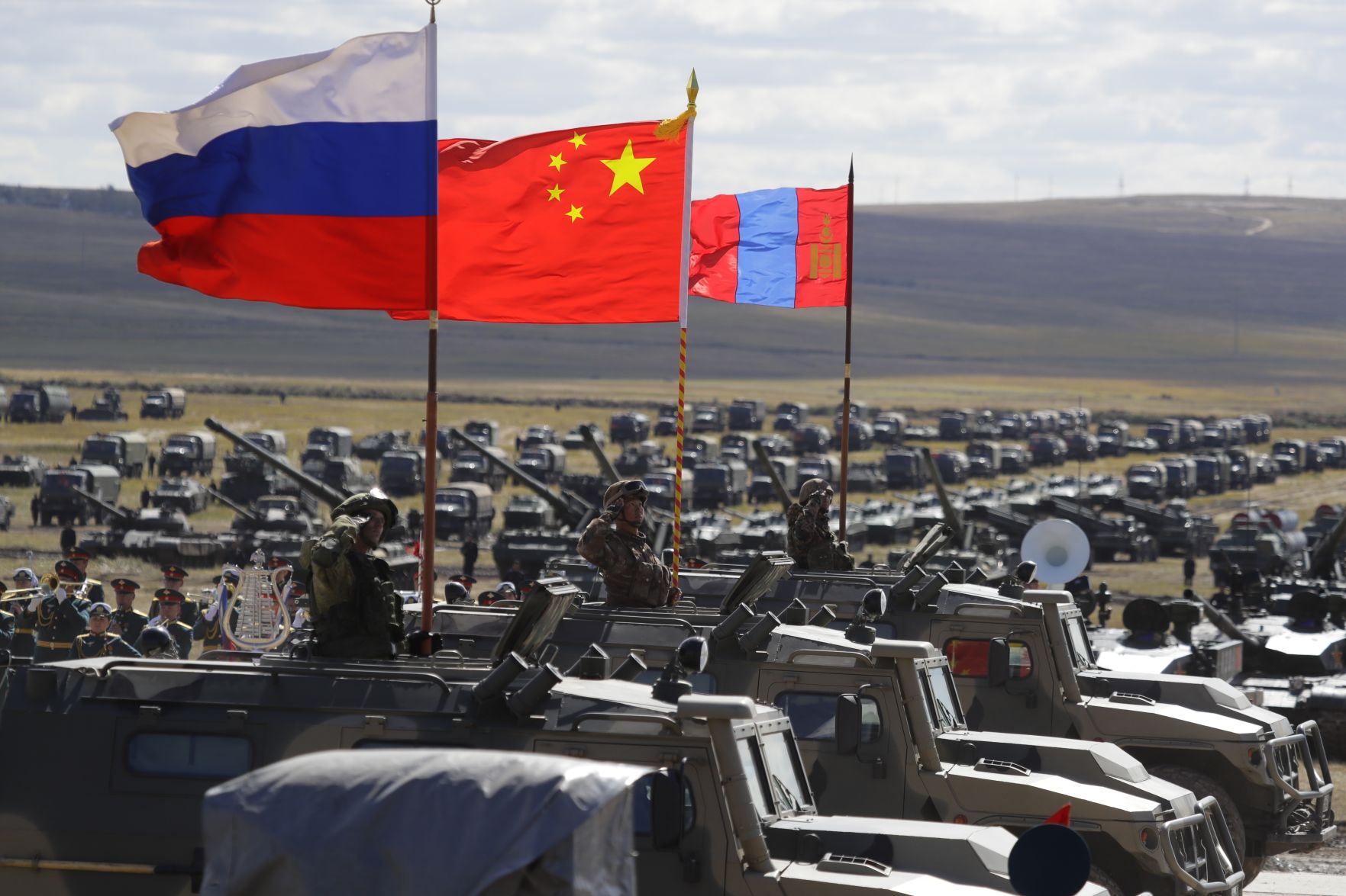 APTOPIX Russia War Games